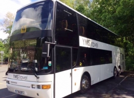 Modern wedding bus hire in Maidstone, Kent