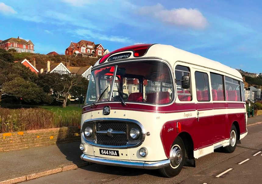 Vintage Bus | Vintage Wedding Bus Hire In Hastings, East Sussex